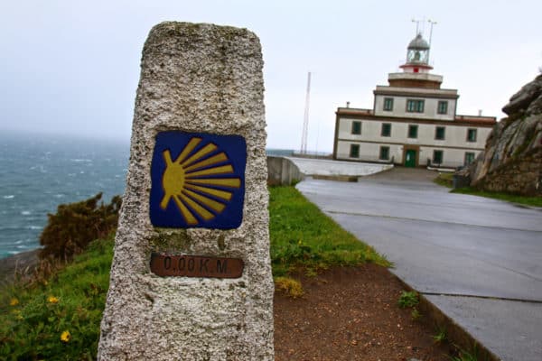 Finisterre km cero Camino de Santiago