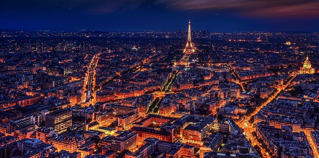 Night Eiffel Tower France Night Paris City Paris