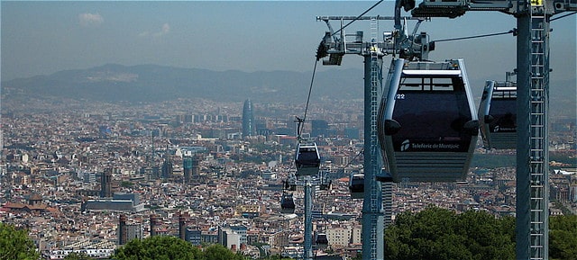 Montjuic cable car - teleferic